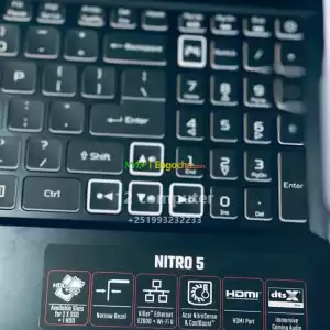          New arrival  ACER NITRO 5   Intel core i5 -9300H    2.40 GHz  512 GB SSD storage in Ethiopia